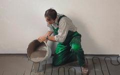 Kako položiti porcelanske ploščice na tla z lastnimi rokami