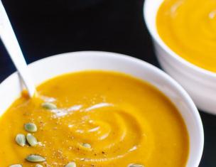 Pumpkin soup for children