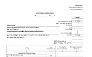 Financial reporting forms