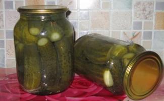 Pickled cucumbers with chili ketchup - an original and very tasty recipe